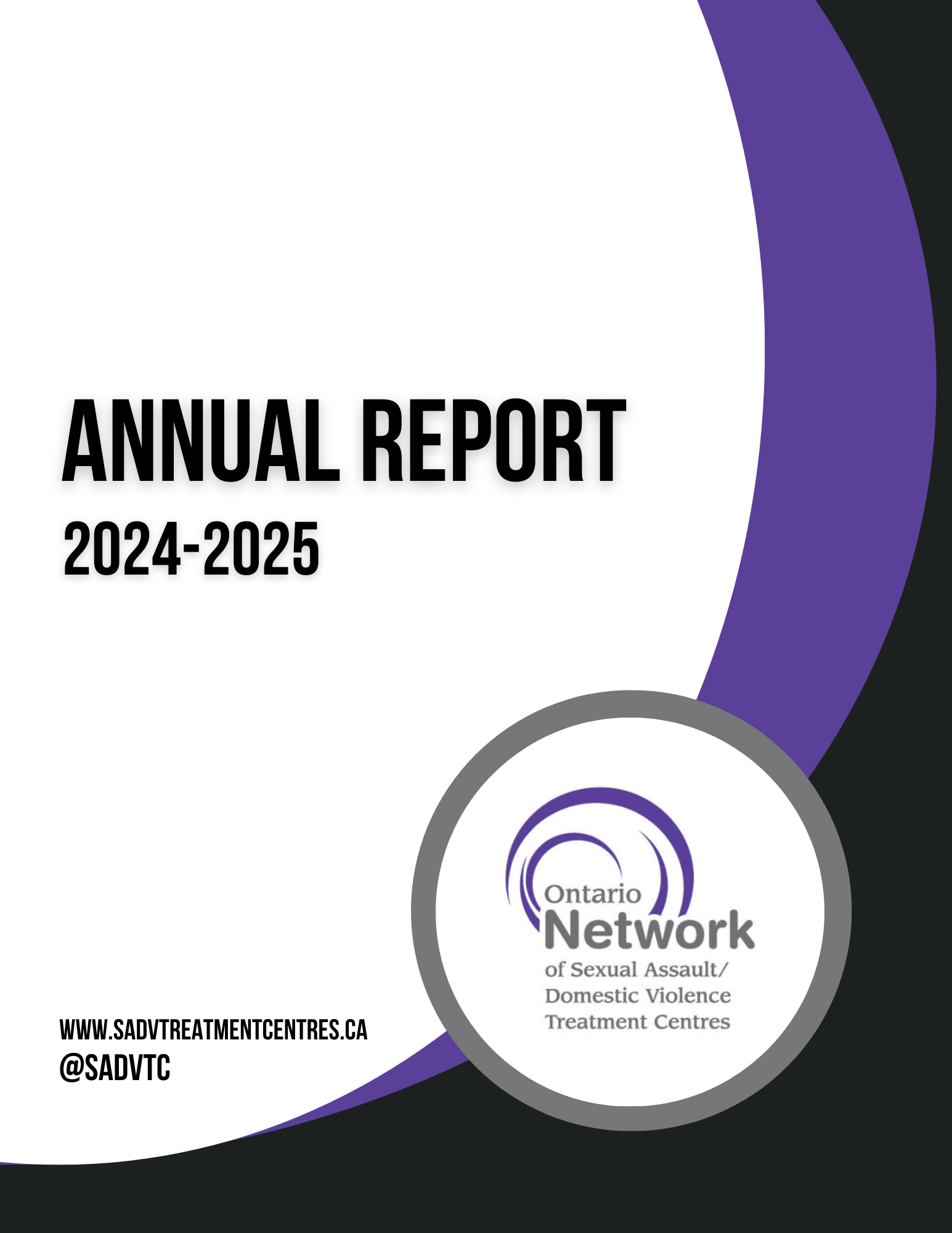 title page of the annual report reading "Annual Report 2025-2025"